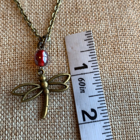 Dragonfly Necklace One of a kind New Handmade - Picture 5 of 7